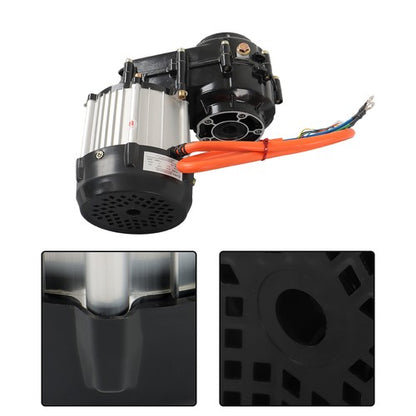 Solid Spare 48V 1000W Brushless Differential Motor For ATV Trike Go Kart Lawn Mower Tricycle
