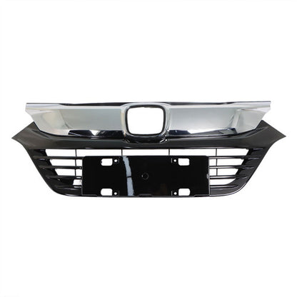 Solid Spare Fit For Honda HRV HR-V 2019 2020 2021 Plastic Front Bumper Chrome Grille Grill