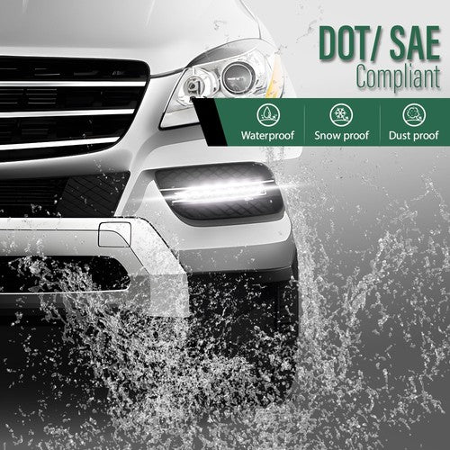 Solid Spare LED DRL Daytime Running Light Left Fit For 10-12 Mercedes Benz ML GL GLK