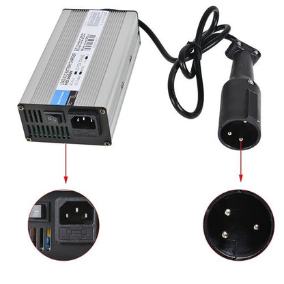 Solid Spare 48 Volt 6Amp Battery Charger Snap Head For Club Car Golf Cart 3 Pin Plug