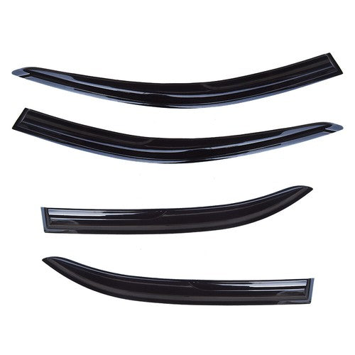 Solid Spare 4pcs Window Visors For Toyota Corolla 2003 2004-2008 Smoke Sun Rain Vent Shade
