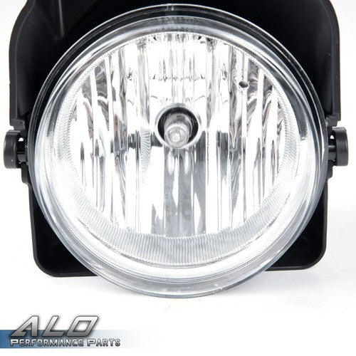 Solid Spare Fit For 03-06 GMC Sierra 1500 2500 3500 Clear Lens Fog Lights+Wiring+Switch Kit