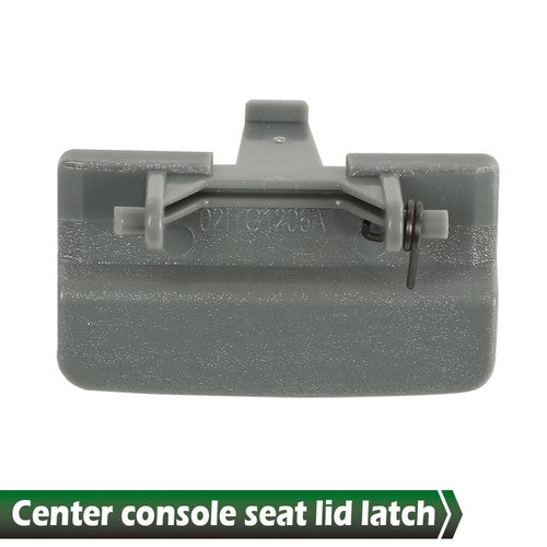 Solid Spare Fit For 10-18 Ford F-150 F150 Pickup Center Console Jump Seat Lid Latch Gray