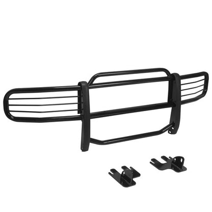 Solid Spare For 2006-2011 Hummer H3 Brush Grill Grille Guard in Black Brush Bumper