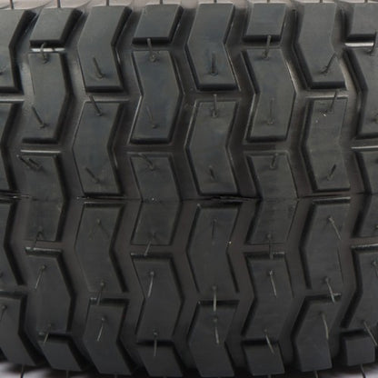 Solid Spare 15x6.00-6 Rubber Lawn Mower Tire and Wheel, 2 Pcs Replacement 3.4' shaft hole