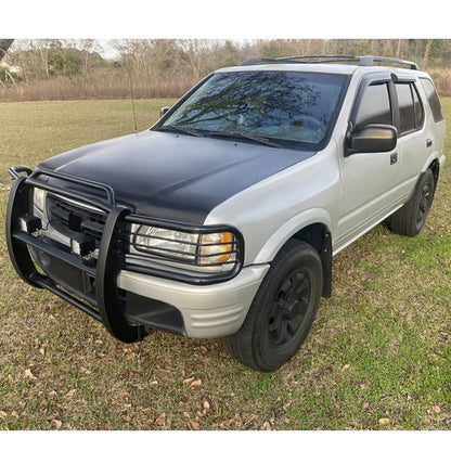 Solid Spare For Isuzu Rodeo Amigo 1998-2004 Bull Bar Grille Guard Black Steel Power Coated