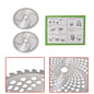 Solid Spare 2 Pack -10" x 40T Carbide Tip Brush Blades  for Cutter, Trimmer, Weed Eater