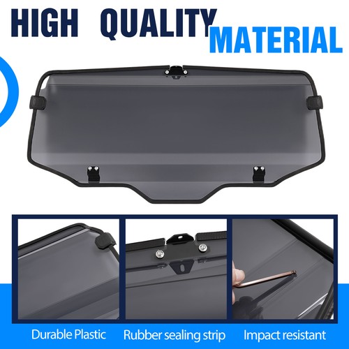 Solid Spare Smoke Rear Windshield Back Window For Honda 2020 2021 2022 2023 Talon 1000X-4