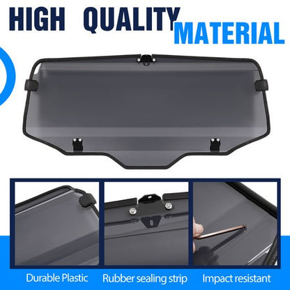 Solid Spare Smoke Rear Windshield Back Window For Honda 2020 2021 2022 2023 Talon 1000X-4