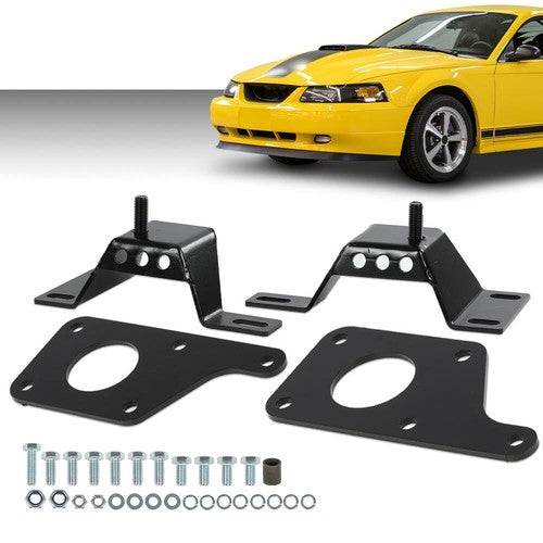 Solid Spare For 79-04 Mustang LS1 5.3L 6.0L Engine Swap Adapter Plates w/ 4.6L Solid Mount