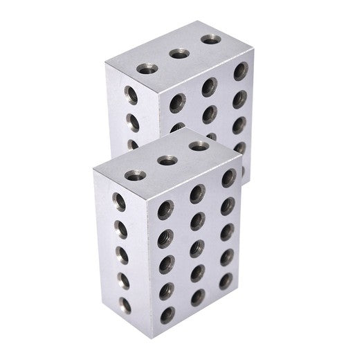 Solid Spare 23 Holes 2-3-4 Blocks .0002" Precision 1 Matched Pair Ultra Precision Machinist