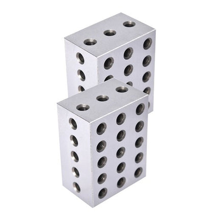 Solid Spare 23 Holes 2-3-4 Blocks .0002" Precision 1 Matched Pair Ultra Precision Machinist