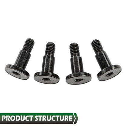 Solid Spare Fit For Ford F150 F250 F350 F450 Super Duty Tailgate Cover Cap Screws Bolts