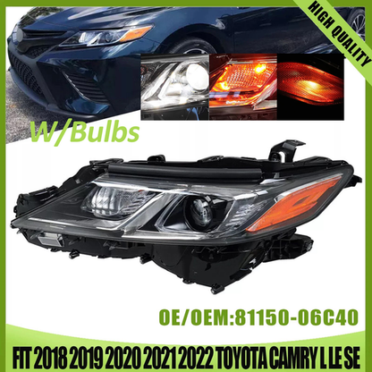 LED Driver Headlight For 2018 2019-2022-2024 Toyota Camry L LE SE Headlamp Left