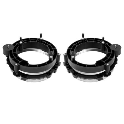 Solid Spare Front Left & Right Side Headlight Bulb Brackets Buckets For Jeep Wrangler 97-06
