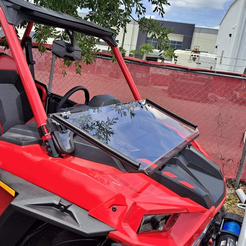 Solid Spare Heavy Duty Full Flip Down Windshield For Polaris RZR XP 1000/ 4 1000 2019-2023