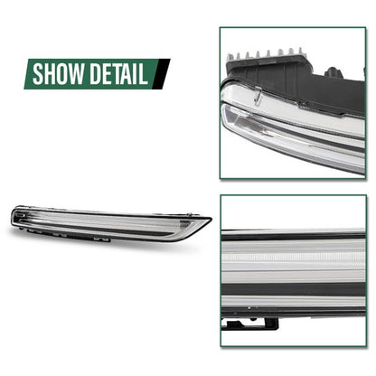 Solid Spare LED DRL Fog Light Daytime Running Lamp Right Fit For 15-18 Porsche Cayenne 958
