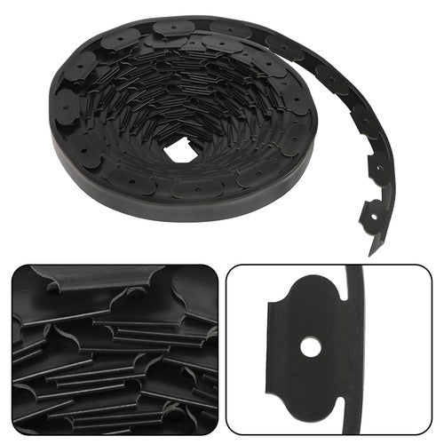 Solid Spare L-shaped Landscape Edging Border Kit 100'1.7"No-Dig Garden Edge Lawn Border New