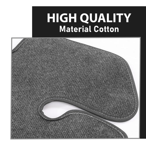 Solid Spare 6PCS Floor Mats Interior Carpets Rug Kit Gray Fit For 1997-2006 Jeep Wrangler TJ