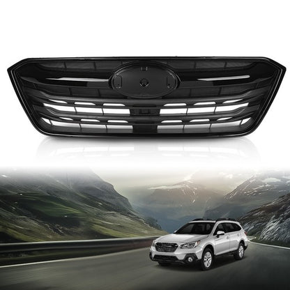 Solid Spare Fit For 20-22 Subaru Outback Front Bumper Upper Grille Black 91121AN08A