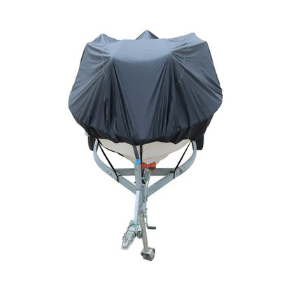 Solid Spare 11-13FT Heavy Duty Trailerable Boat Cover Waterproof Fish Ski V-Hull Runabout US