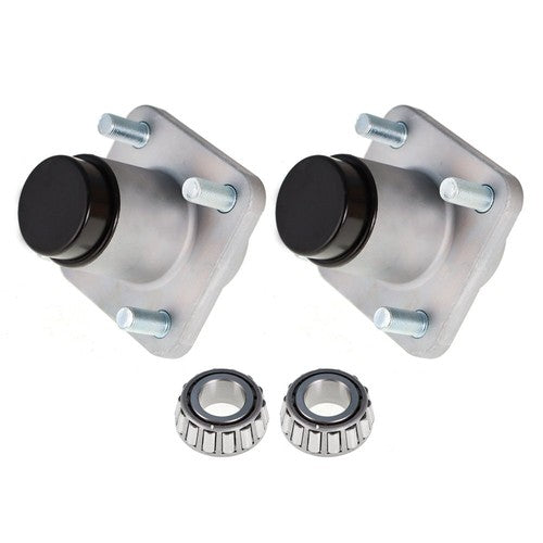 Solid Spare For Club Car DS Golf Cart 1982-2002 Models 2x Front Wheel Hub Kit Bearings Seals