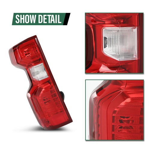 Solid Spare Fit For 2019-2023 Chevy Silverado 1500 2500 3500 Tail Light w/ Harness Left Side