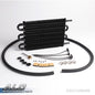 Solid Spare New Universal 6 Row 10AN Remote Transmission Oil Cooler Radiator Converter Kit