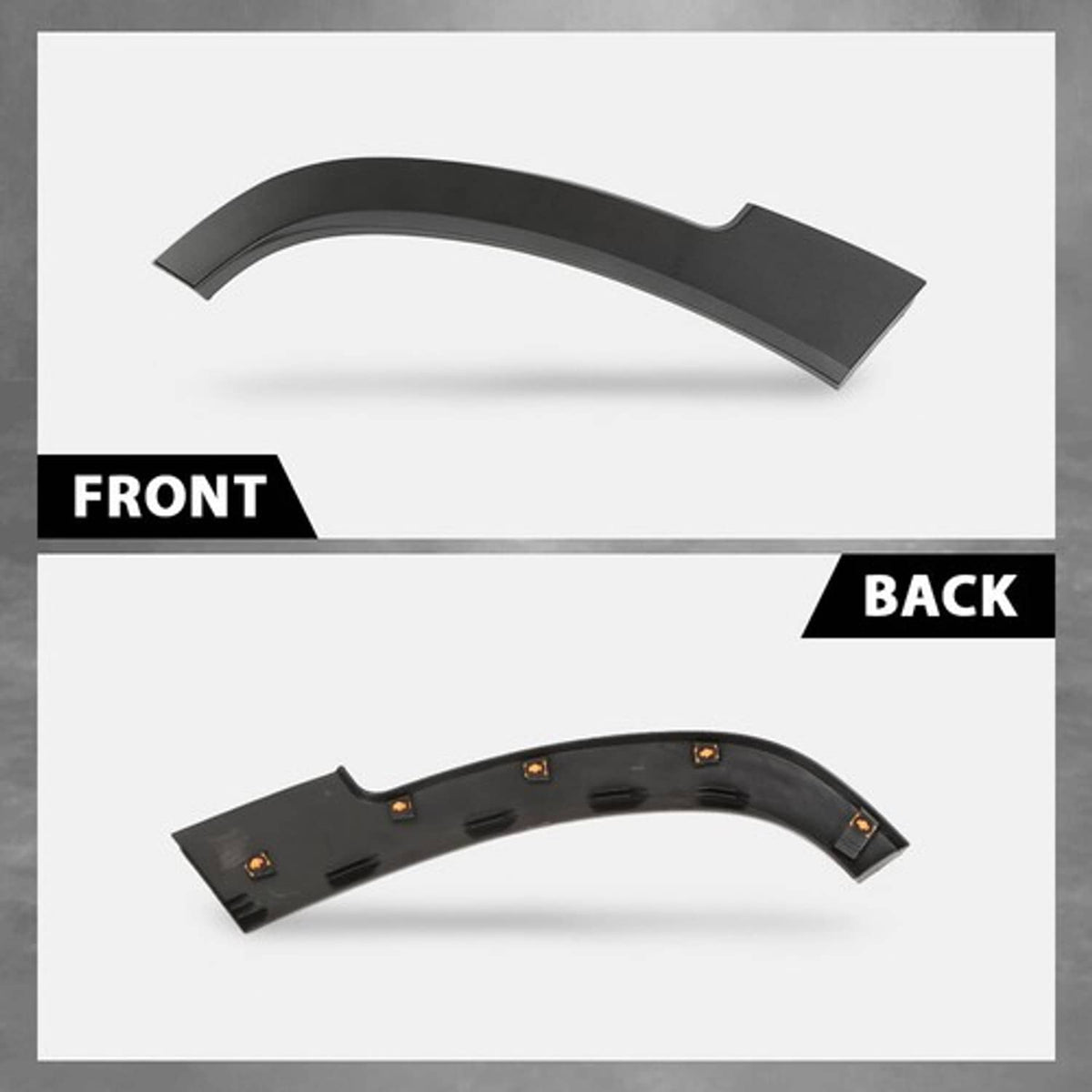 Solid Spare Rear Right Fender Flare Wheel Molding Front Section Fit For 19-23 Jeep Cherokee