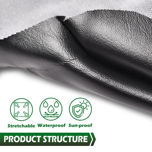 Solid Spare Leather Seat Cover Synthetic Skin Cover Fit For 03-08 Suzuki Quadrunner 400