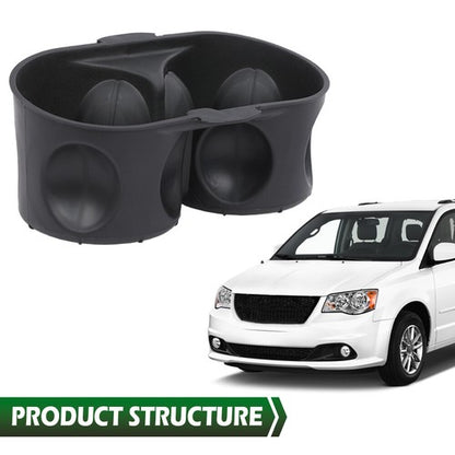 Solid Spare Fit For 2011-2020 Grand Caravan/Town & Country Console Cup Holder Insert Black