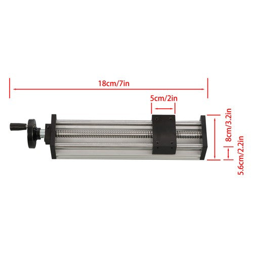 Solid Spare 250MM SLIDING RAIL TABLE LINEAR DOUBLE-TRACK BALLSCREW SFU1605 MOTION STAGE