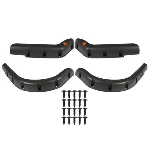 Solid Spare For Club Car DS Fender Flares W/ Self Taping Screws Front Rear 1993+ Golf Carts
