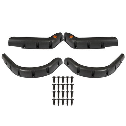 Solid Spare For Club Car DS Fender Flares W/ Self Taping Screws Front Rear 1993+ Golf Carts