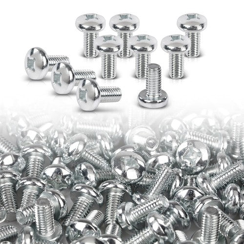 Solid Spare 101pcs License Plate Screws For Mercedes Benz Audi Japanese Cars 6mm x 12mm