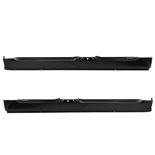 Solid Spare Left & Right Rocker Panel For Dodge Ram Quad Cab 1500 2500 3500 2002-2008 Black