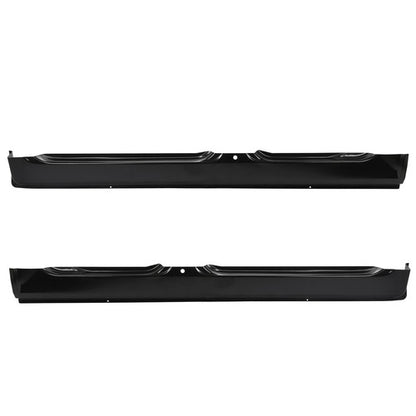Solid Spare Left & Right Rocker Panel For Dodge Ram Quad Cab 1500 2500 3500 2002-2008 Black