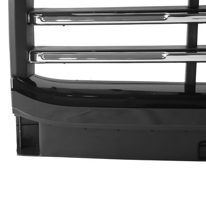 Fits Silverado 2500 HD 3500 HD 2015-2019 Front Upper Grille Hood Black Painted