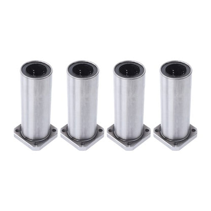 Solid Spare 4Pack of LMK25UU 25mm 40mm 59mm Square Linear Ball Bearings for CNC 3D Printer