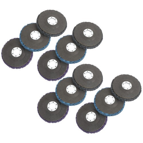 Solid Spare Diamond Grinding Discs 4 pieces each in blue, purple 12 Packs of 4-1/2' x 7/8'