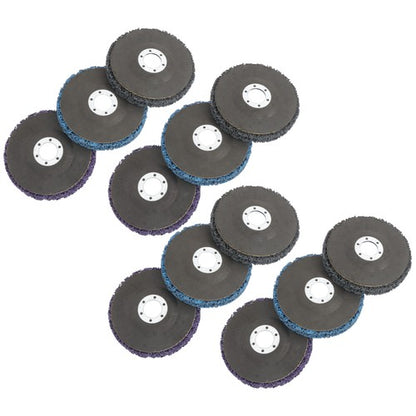 Solid Spare Diamond Grinding Discs 4 pieces each in blue, purple 12 Packs of 4-1/2' x 7/8'