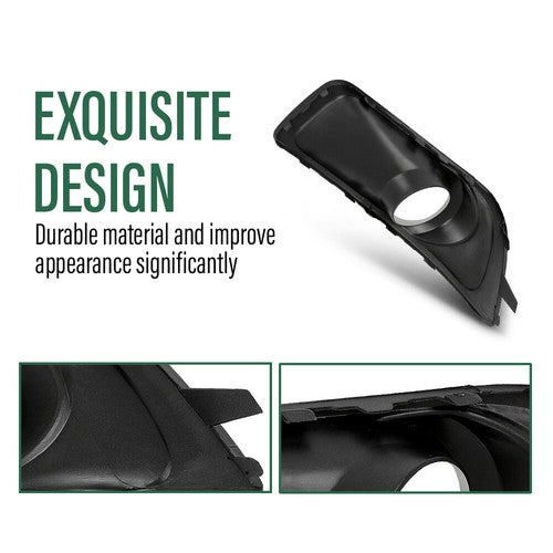 Solid Spare Front Bumper Fog Light Bezel Lamp Trim Right Fit For 2010-2012 Subaru Outback
