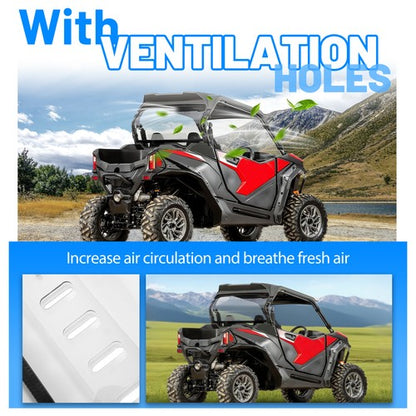 Solid Spare For CFMOTO ZForce 950 Sport/Trail & 800 Trail 23-25 Clear Rear Windshield Vented