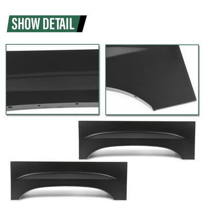 Solid Spare Rear Wheel Arch Quarter Bed Panel Fit For 99-07 Chevy Silverado GMC Sierra PAIR