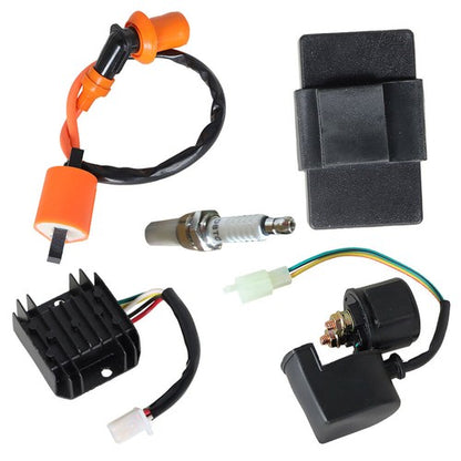 Solid Spare ATV Racing Ignition Coil CDI Regulator Rectifier Relay For 150cc 200cc 250cc
