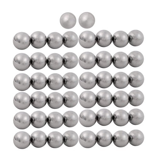 Solid Spare 50pcs of Precision Steel Balls - [1 Inch] Steel for Bearings Use, G25 precision