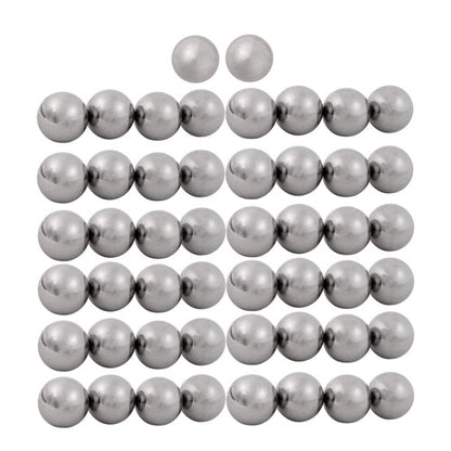 Solid Spare 50pcs of Precision Steel Balls - [1 Inch] Steel for Bearings Use, G25 precision