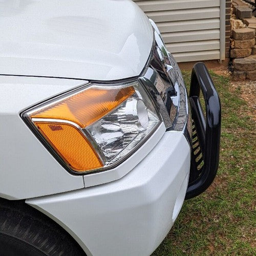 Solid Spare Bull Bar For 2004-2015 Nissan Titan/armada Black Push Bumper Grille Guard