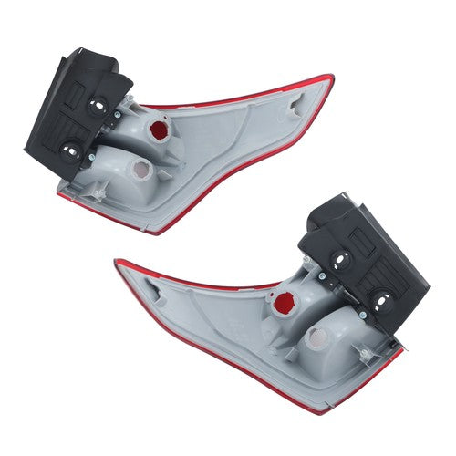 Solid Spare 2pcs Left+Right Red Rear Tail Light Brake Lamp For Ford Escape 2013-2016 Halogen
