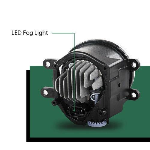 Solid Spare Fit For Toyota Camry Corolla RAV4 Yaris Lexus LED Fog Lights Driving Lamps